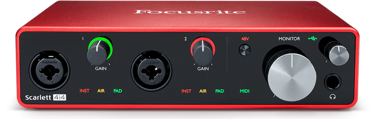Scarlett 4i4 Audio Interface