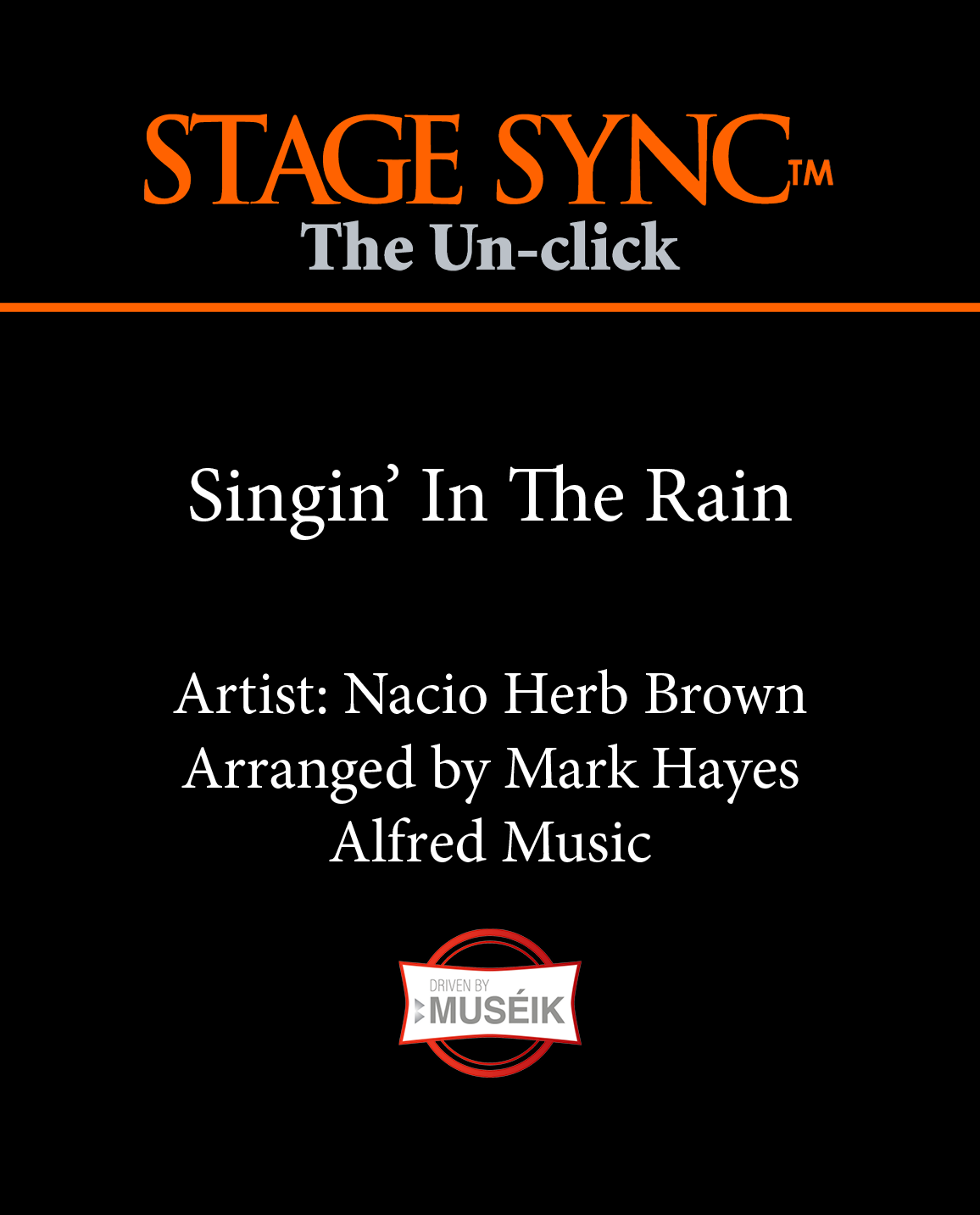 Singin In The Rain Stage Sync